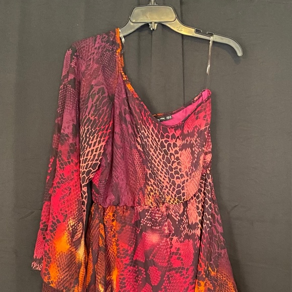 Ruby Rox Dresses & Skirts - Ruby Rox Women's Medium One Shoulder Multicolor Dress